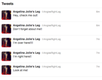 Angelina Jolie's Leg