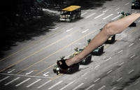 Angelina Jolie's Leg