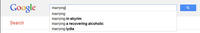Google Search Box Suggestions 