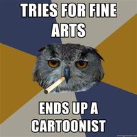 Art Student Owl