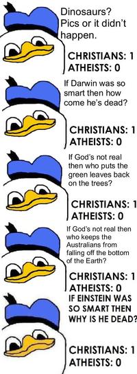 Checkmate, Atheists