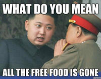Hungry Kim Jong-un