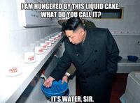 Hungry Kim Jong-un
