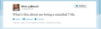 Actual Cannibal Shia LaBeouf