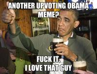 Upvoting Obama