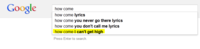 Google Search Box Suggestions 