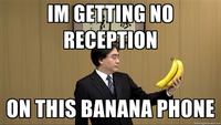 Satoru Iwata Holding Bananas