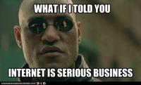 The Internet is Serious Business
