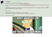 I Don't Want to Live on This Planet Anymore