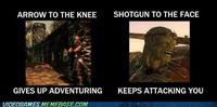I Took an Arrow in the Knee