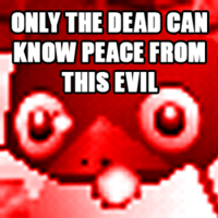 Only The Dead Can Know Peace From This Evil