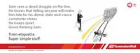 Queensland Rail Etiquette Posters