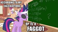 OP is a Faggot