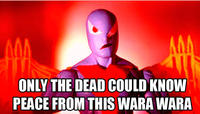 Only The Dead Can Know Peace From This Evil