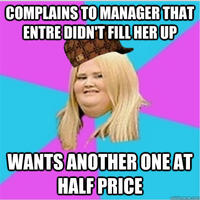 Scumbag Fat Girl