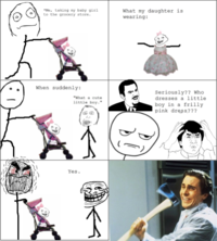 Patrick Bateman With an Axe