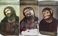 Botched Ecce Homo Painting