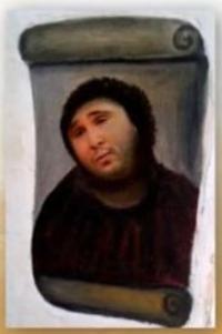 Botched Ecce Homo Painting