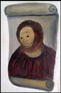 Botched Ecce Homo Painting