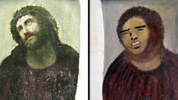 Botched Ecce Homo Painting
