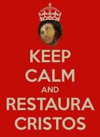 Botched Ecce Homo Painting
