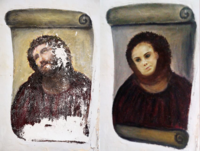 Botched Ecce Homo Painting