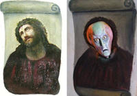 Botched Ecce Homo Painting