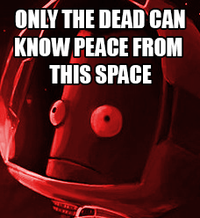 Only The Dead Can Know Peace From This Evil