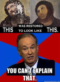 Botched Ecce Homo Painting