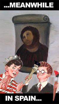 Botched Ecce Homo Painting