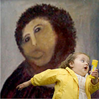 Botched Ecce Homo Painting