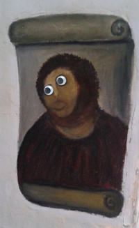 Botched Ecce Homo Painting
