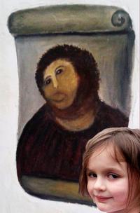 Botched Ecce Homo Painting