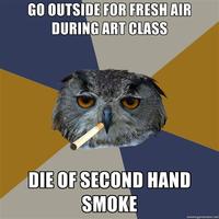 Art Student Owl