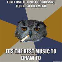 Art Student Owl