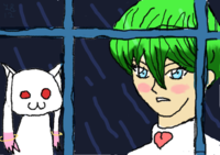 Season 0 Kaiba Staring At the Rain Through a Window