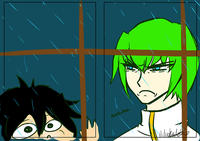 Season 0 Kaiba Staring At the Rain Through a Window