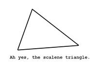 Ah, The Scalene Triangle