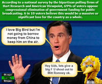 Fired Big Bird / Mitt Romney Hates Big Bird