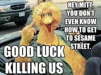 Fired Big Bird / Mitt Romney Hates Big Bird