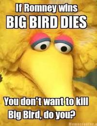 Fired Big Bird / Mitt Romney Hates Big Bird