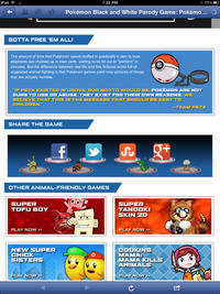 Pokémon Black and Blue / PETA Pokémon Parody