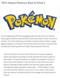 Pokémon Black and Blue / PETA Pokémon Parody