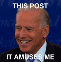Laughing Joe Biden