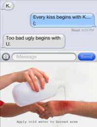 Apply Cold Water To That Burn