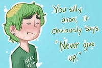Lettuce / It Says "Never Give Up"