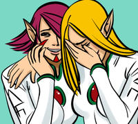Girls Laughing