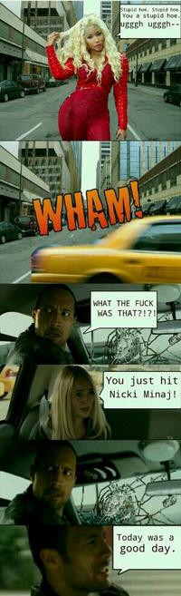 The Rock Driving