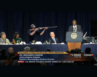 Obama Skeet Shooting Photo