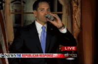 Marco Rubio's Water Break
